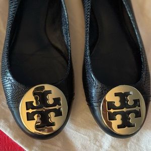 Tory Burch ballet flats black